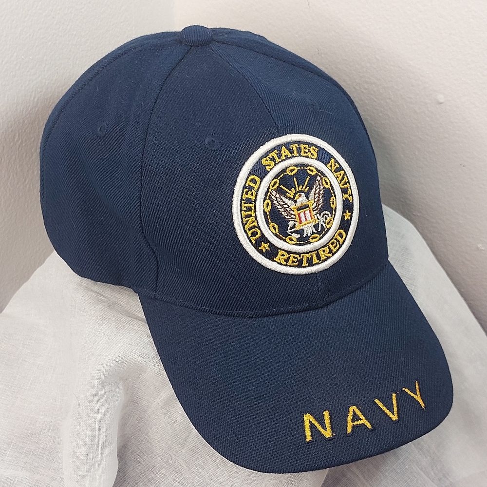 United States Navy Retired Baseball Cap/Hat Embroidered Patch